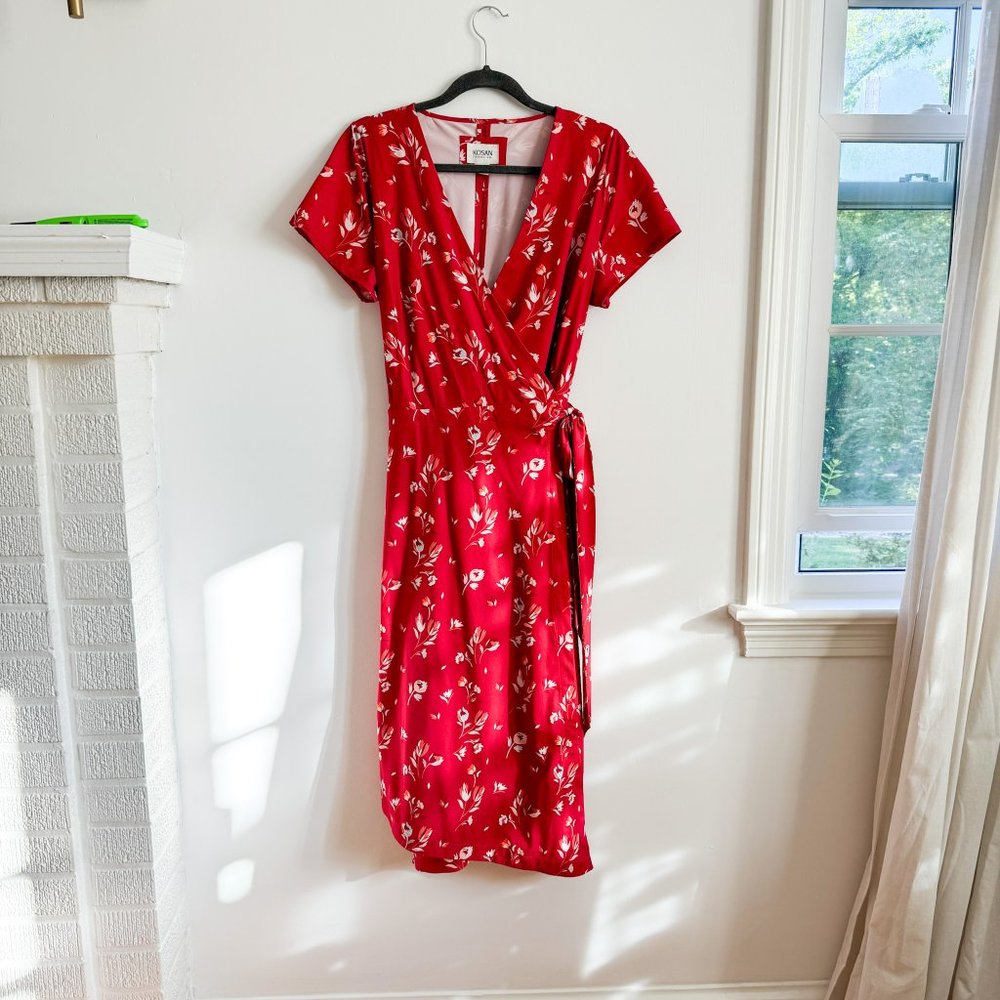 Kosan Travel Dress - Red Floral Size L